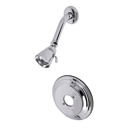 Kingston Brass Shower Faucet, Polished Chrome, Wall Mount KB3631TSLH